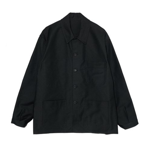 [SEW] Moleskin French Work Jacket (Black)