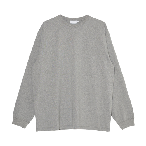 Long Sleeved Daily T-shirts (Grey Melange)
