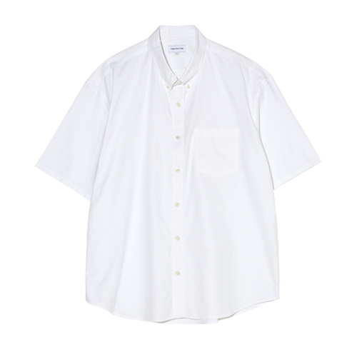 [6/5 예약배송] Short Sleeved Oxford Shirts (White)