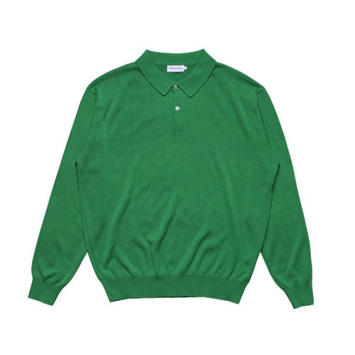 2B Cotton Collar Knit (Green)
