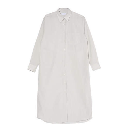 Relaxed Daily Shirts One-Piece (Light Grey)