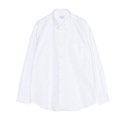Relaxed Oxford B/D Shirts (White)
