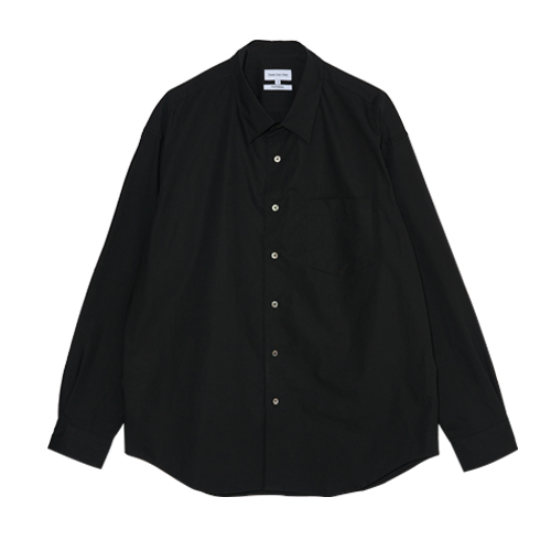 [6/16 예약배송] [PROTOKOLL x Steady Every Wear] Light Relaxed Daily Shirts (Black)