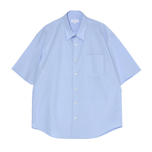 Short Sleeved Cotton Shirts (Sky Blue)