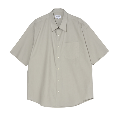 Short Sleeved Cotton Shirts (Grey)