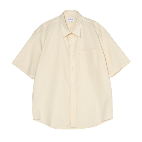 Short Sleeved Cotton Shirts (Cream)