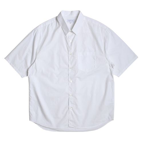 20ss Relaxed Half Sleeved Daily Shirts (White)