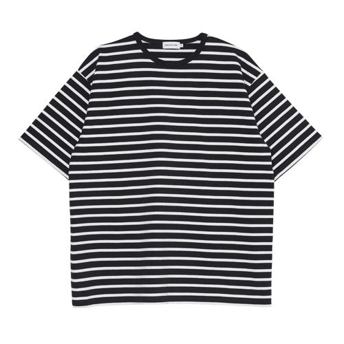 Half Sleeved Striped T-shirts (Black)