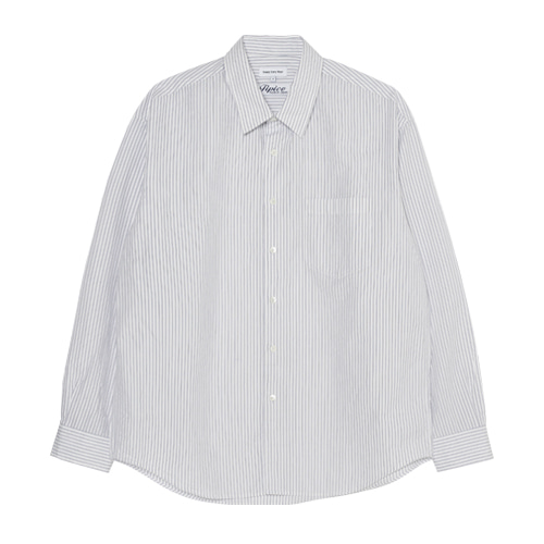 Relaxed Daily Shirts (White Stripes)