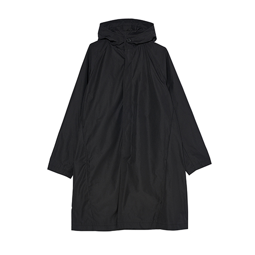 Hooded Rain Coat (Black)
