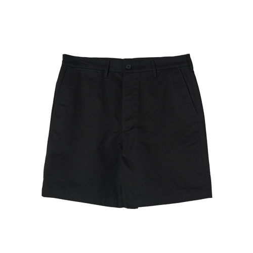 Regular Cotton Shorts (Black)