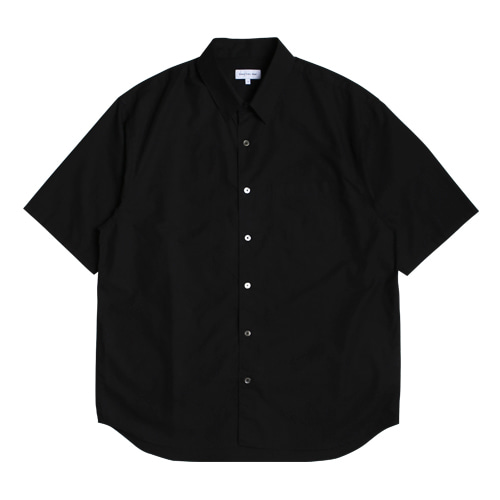 20ss Relaxed Half Sleeved Daily Shirts (Black)