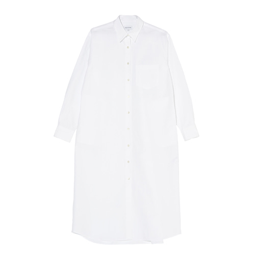 Relaxed Daily Shirts One-Piece (White)