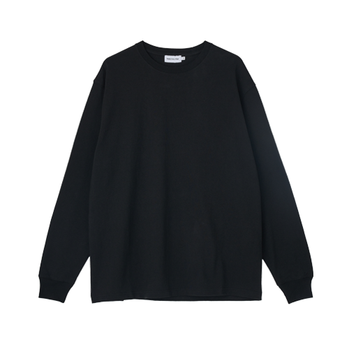 Relaxed Long Sleeved T-shirts (Black)