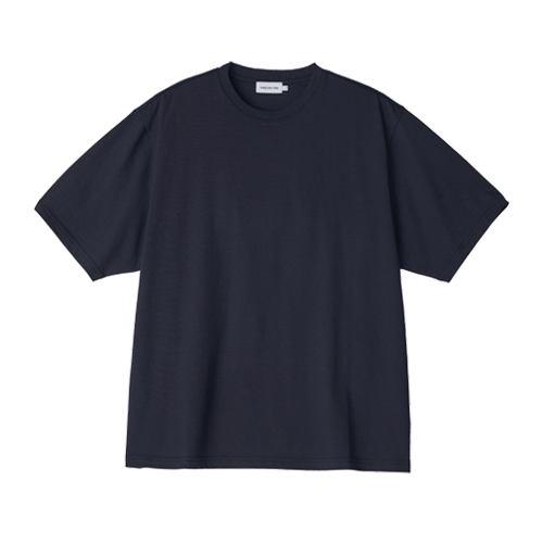 Relaxed Short Sleeved T-shirts (Dark Navy)