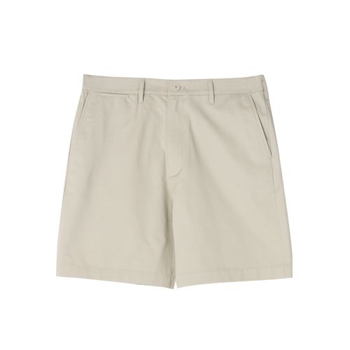 Regular Cotton Shorts (Sand Beige)