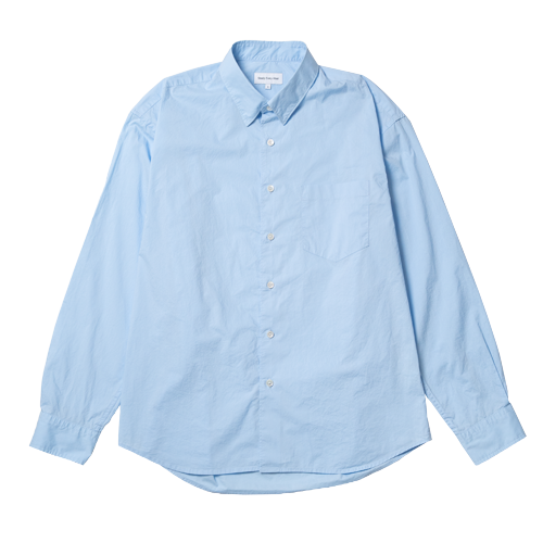 Relaxed Typewriter Shirts (Sky Blue)