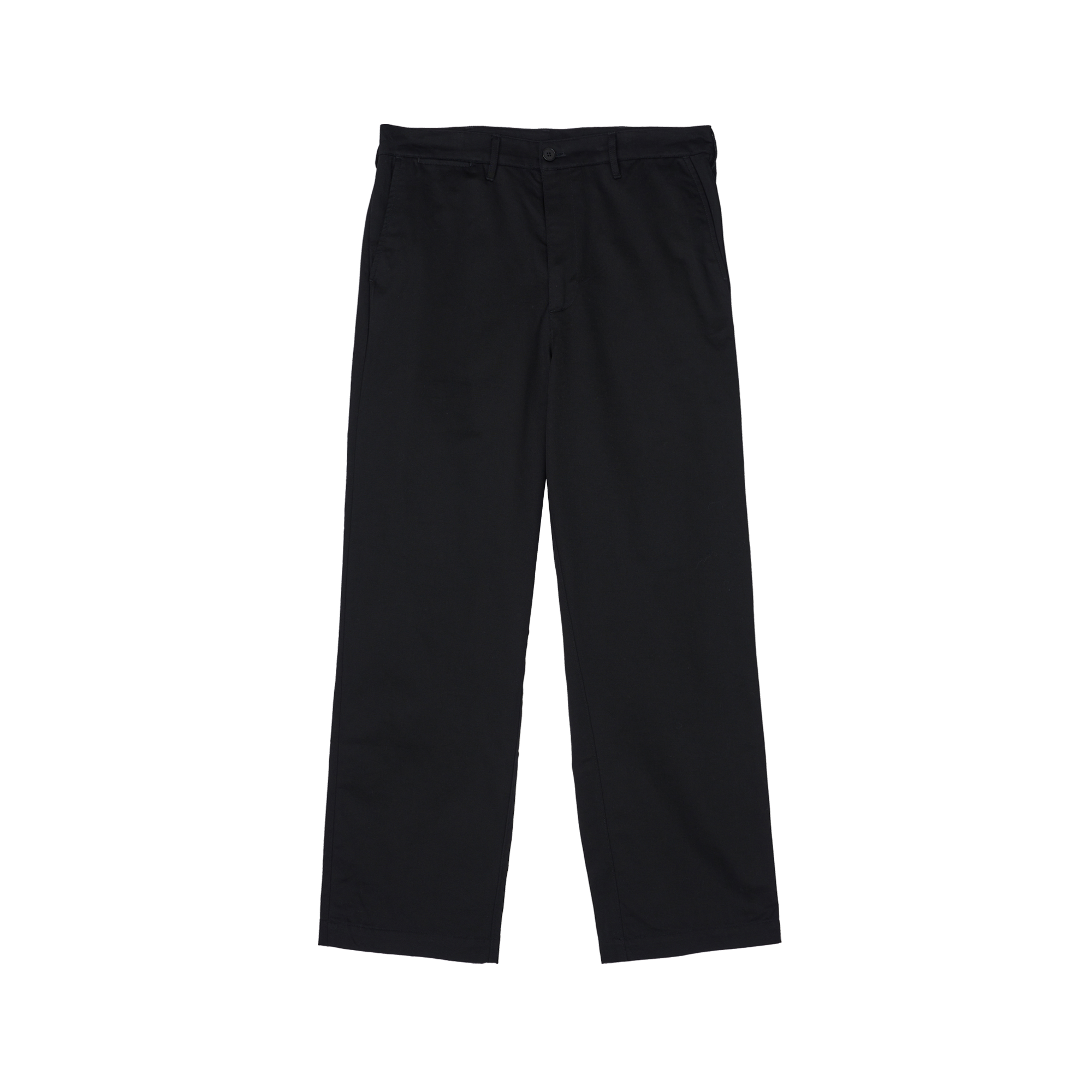 Regular Cotton Pants (Black)
